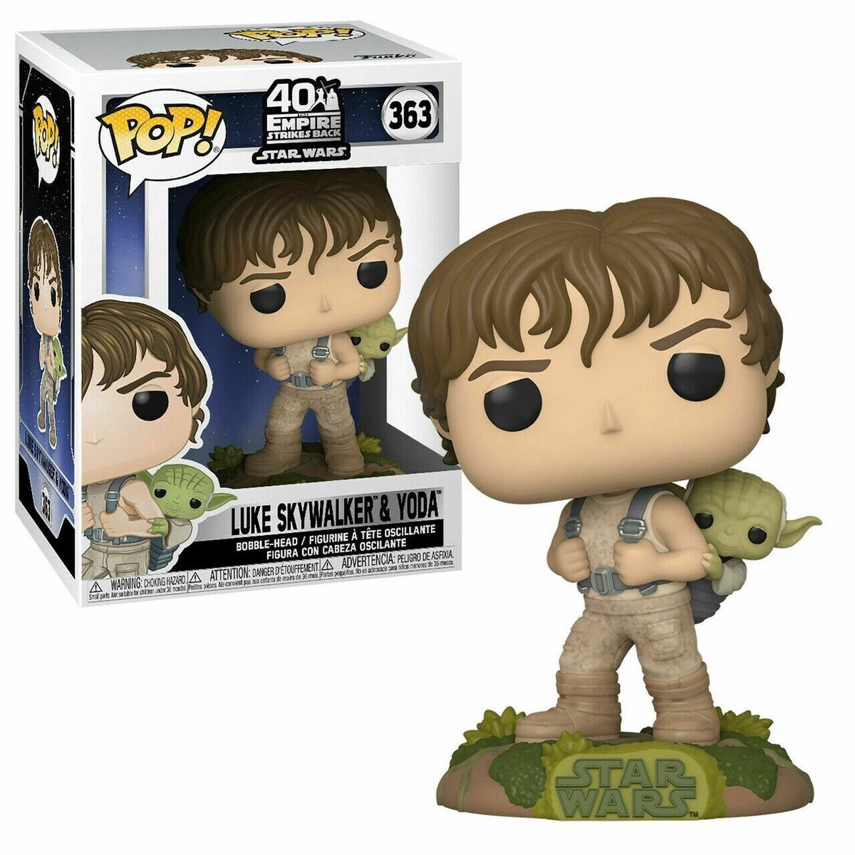 FUNKO - Funko Pop Luke Skywalker & Yoda Star Wars