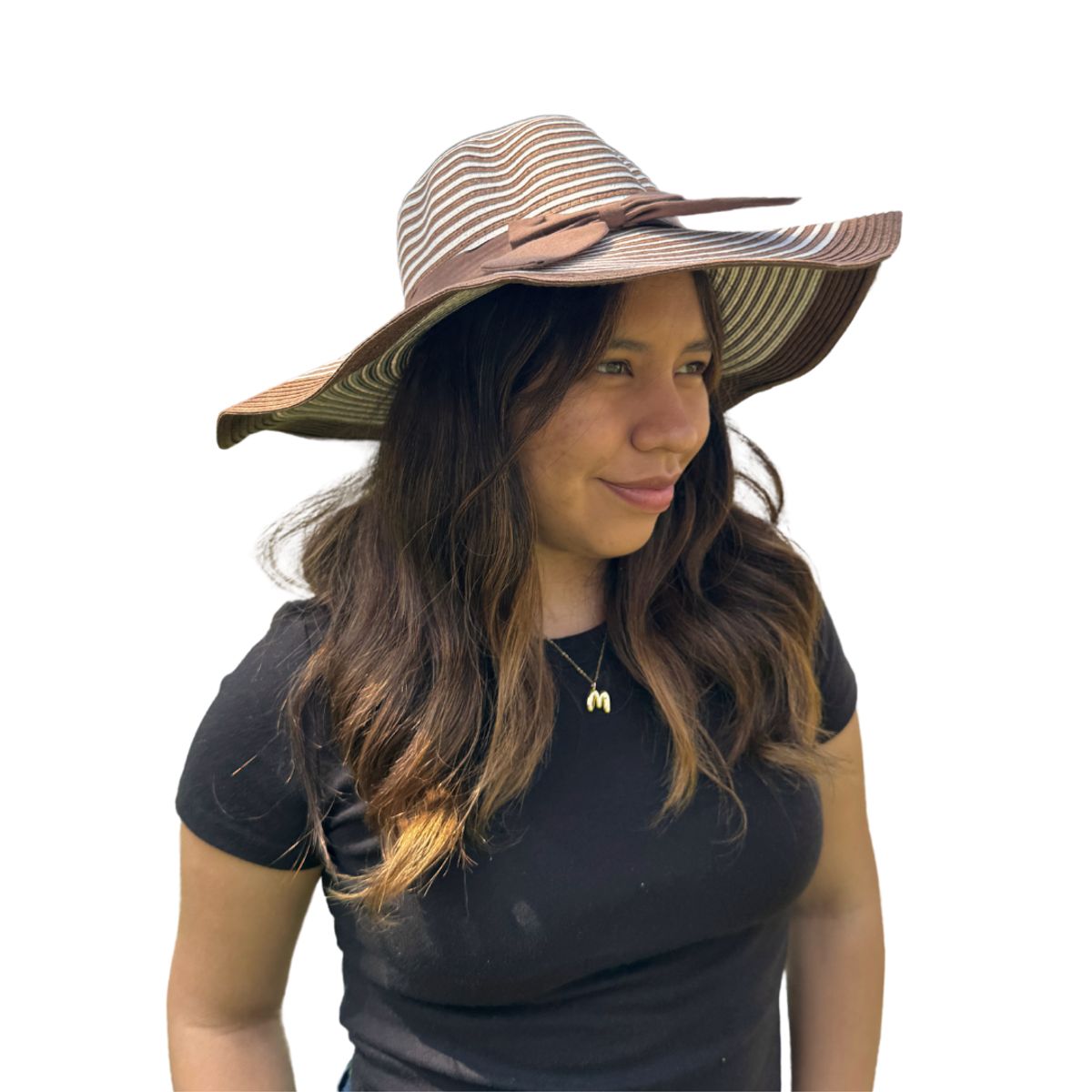 KAST PE - Sombrero de Playa Verano para Mujer Oasis Ajustable - Marron