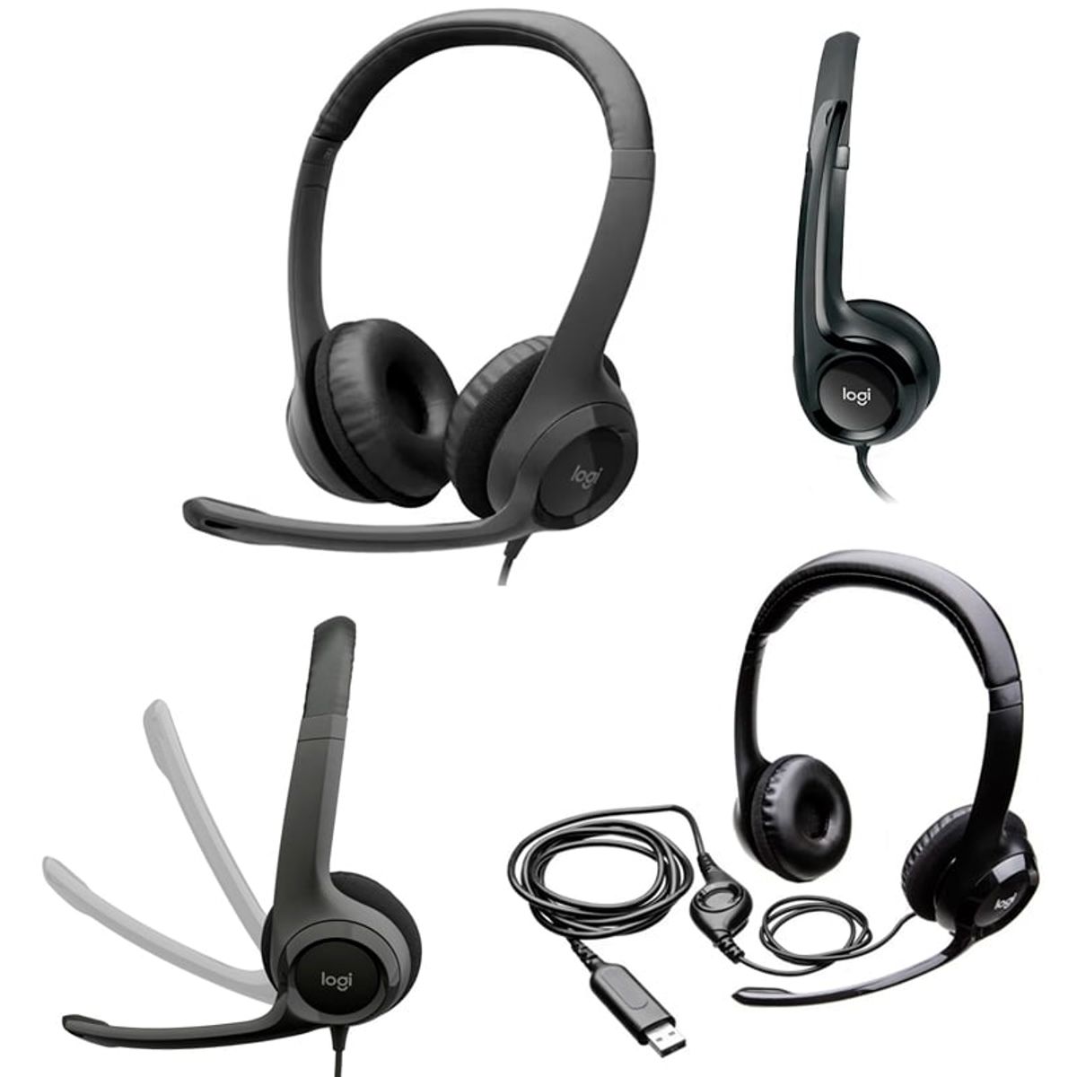 LOGITECH - LOGITECH HEADSET H390 USB