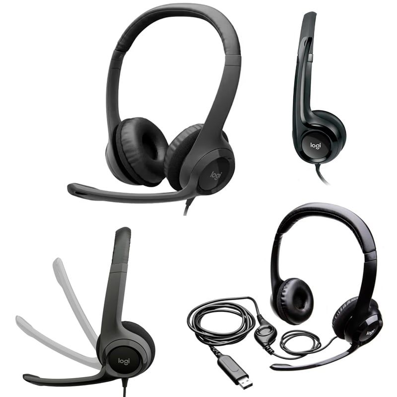 LOGITECH - LOGITECH HEADSET H390 USB