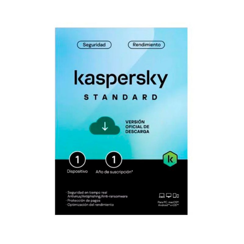 KASPERSKY - ANTIVIRUS KASPERSKY STANDAR  PN KL1041DDAFS