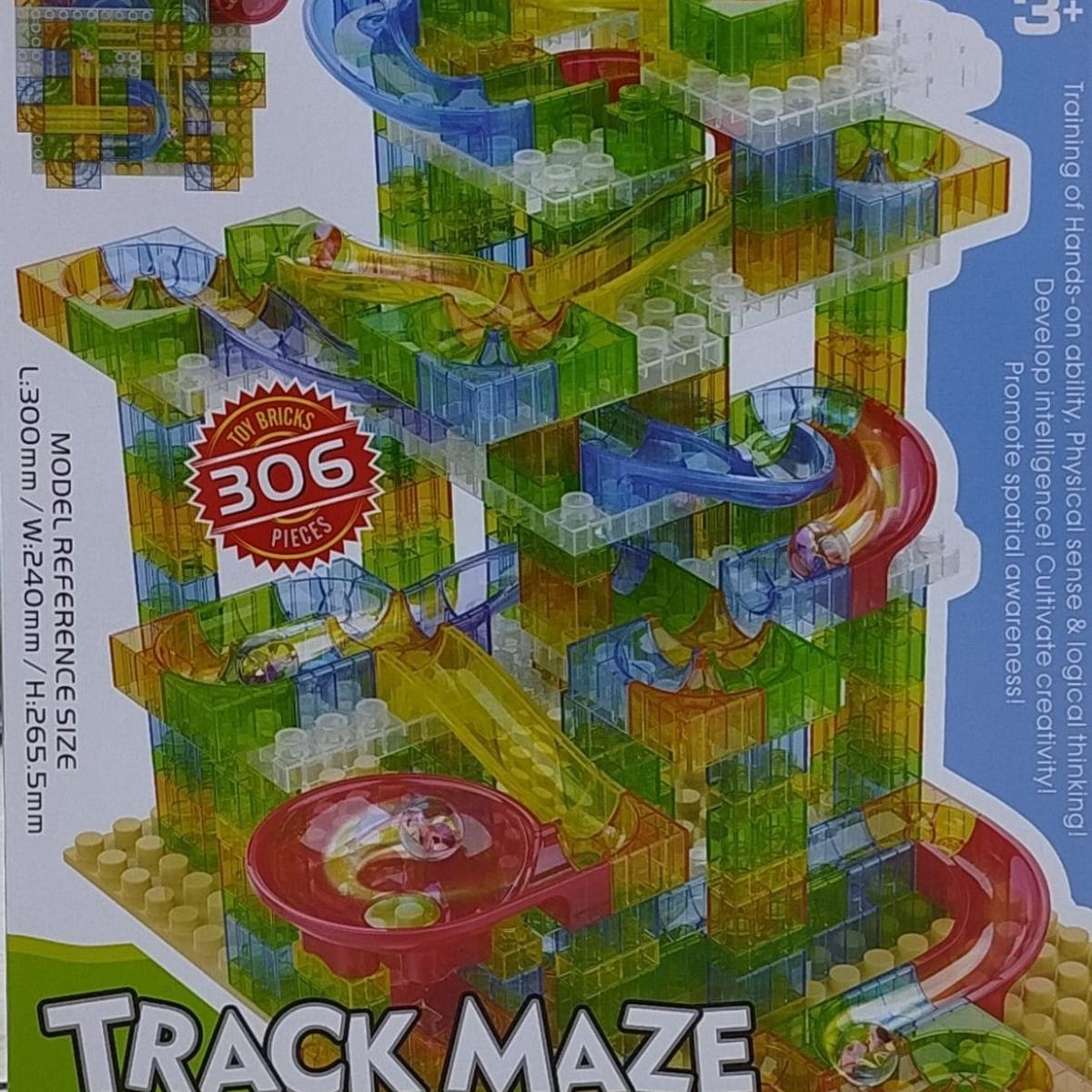 GENERICO - Juego Laberinto  de Construcción TRACK MAZE 306 Pcs