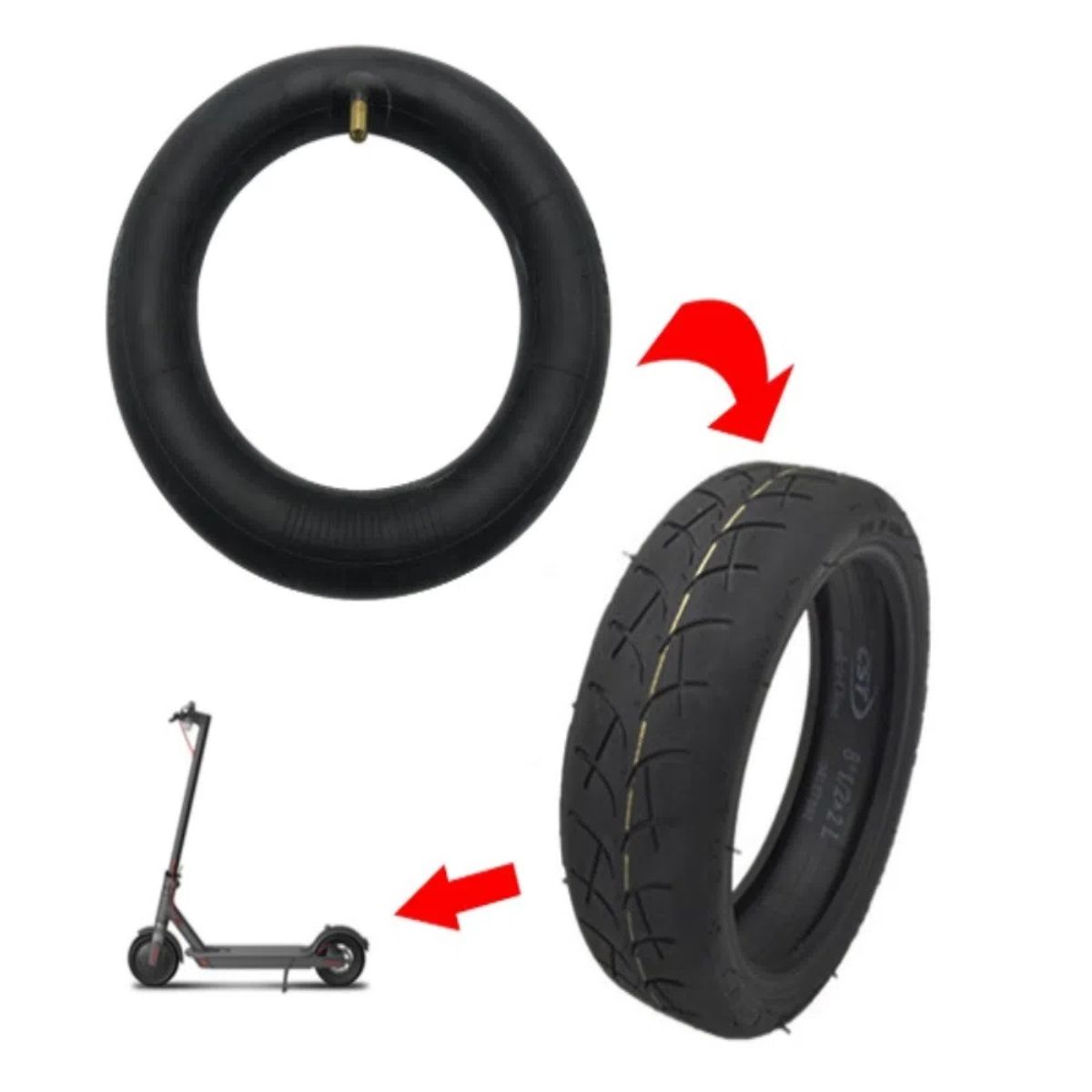 CST - CÁMARA SCOOTER ELÉCTRICO XIAOMI NINEBOT / CST 8.5 INCH