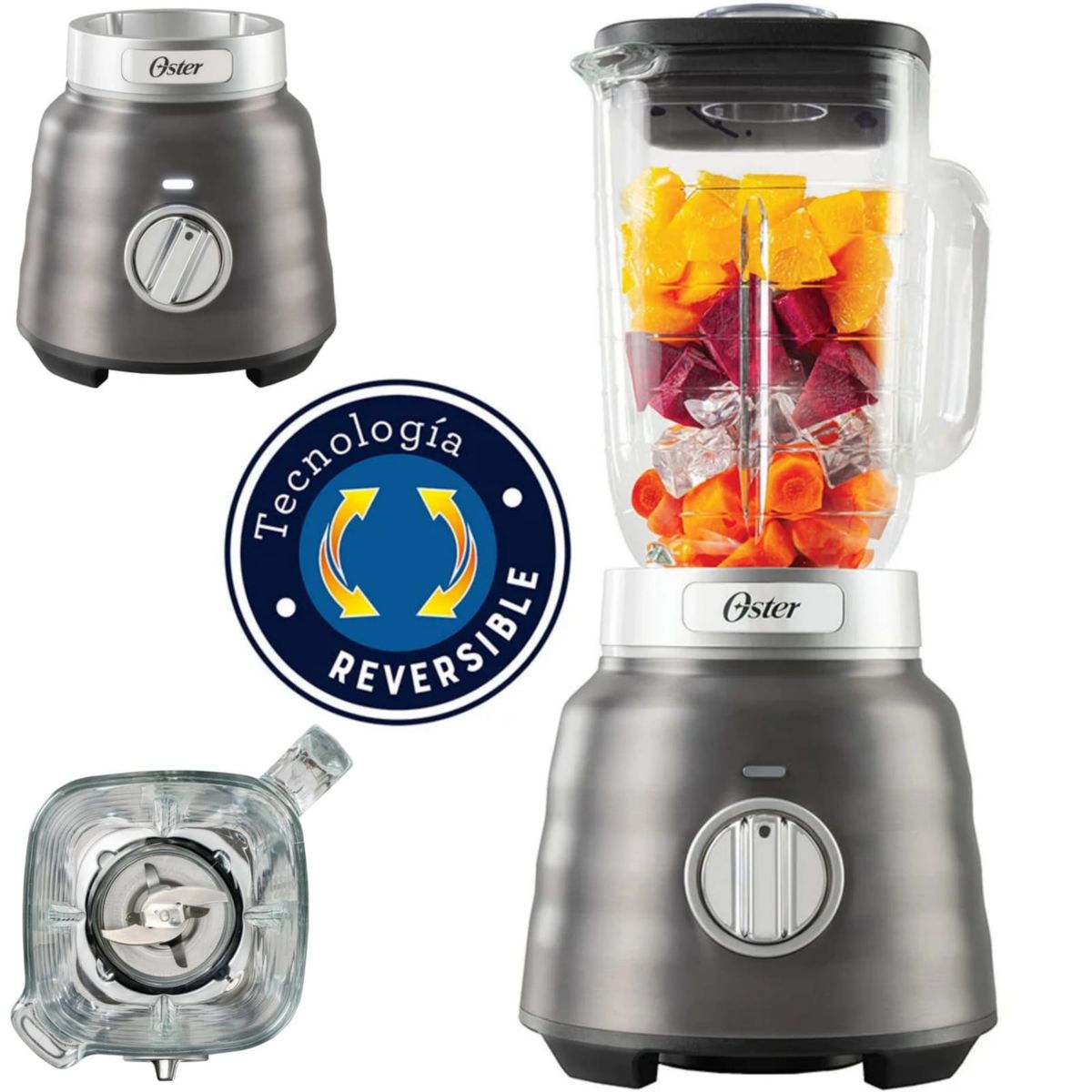 OSTER - Licuadora Pro Max Reversible BLSTPBRGR de 2 Caballos OSTER