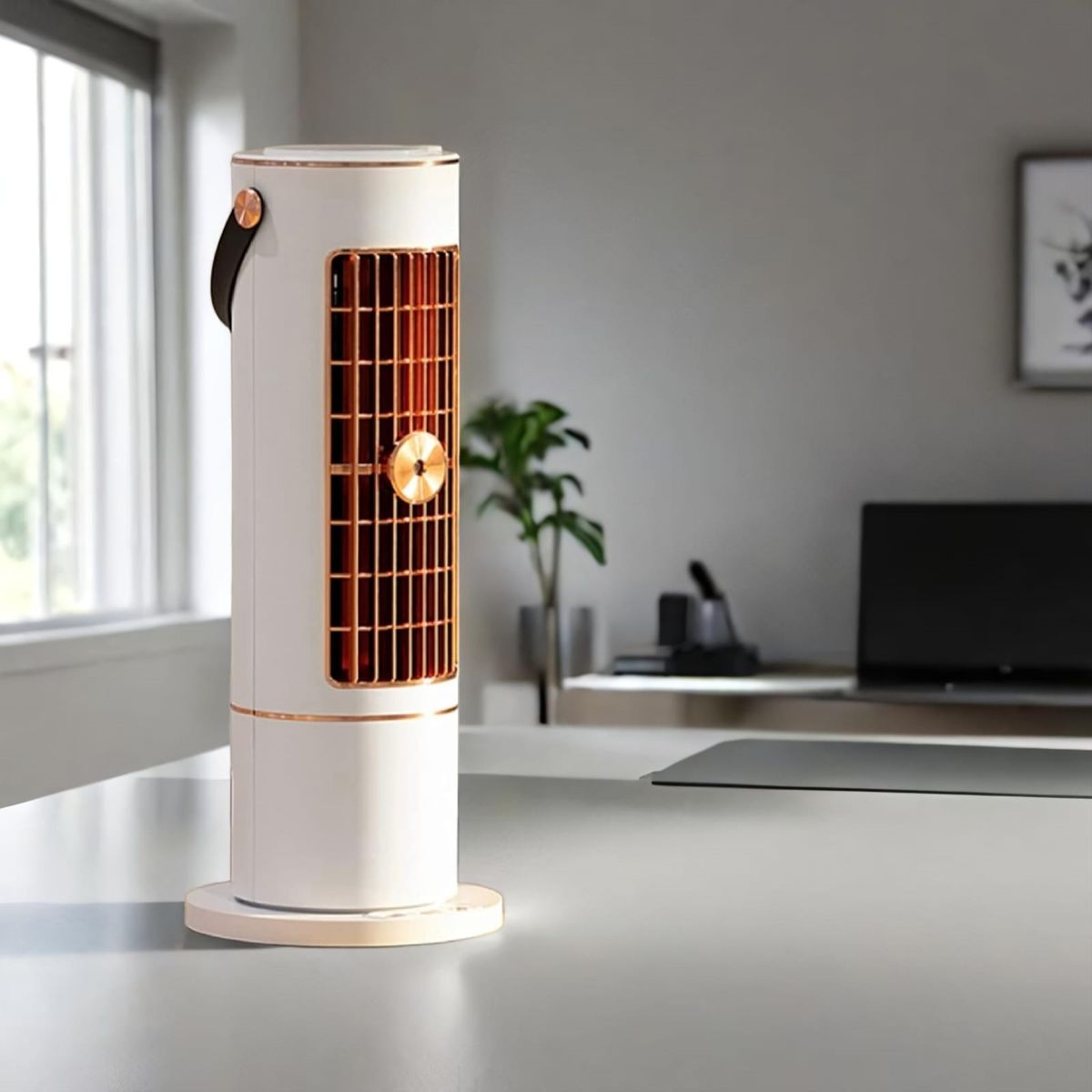 GENERICO - Ventilador Portátil para Escritorio Tipo Torre