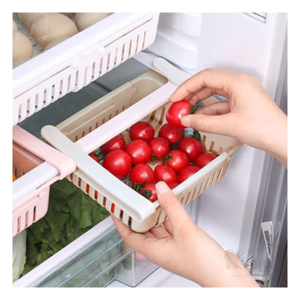 RYBIU IMPORT - Pack5 Set de Cestas Practico en Multicolor Y+Regalo Stickers