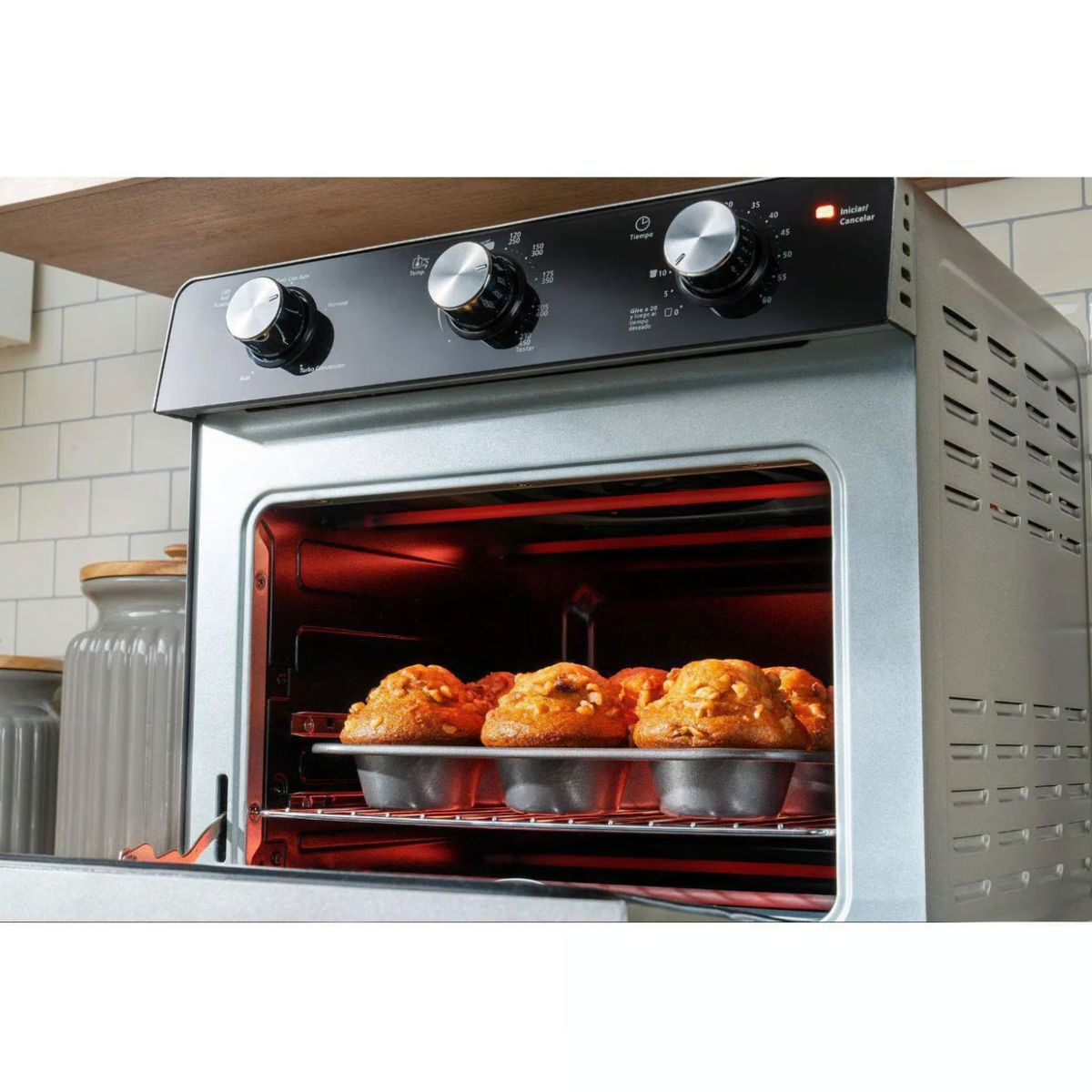 OSTER - Horno con Freidora de Aire Oster TSSTTVMAF1 22 Litros