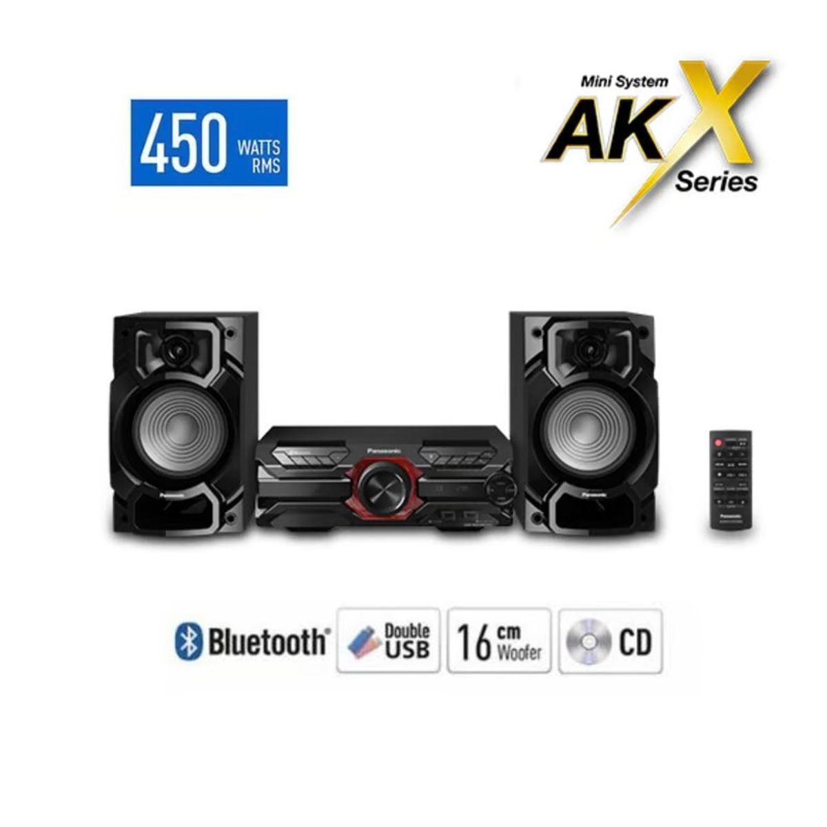 PANASONIC - MINICOMPONENTE PANASONIC - SC-AKX320 450W AKX320