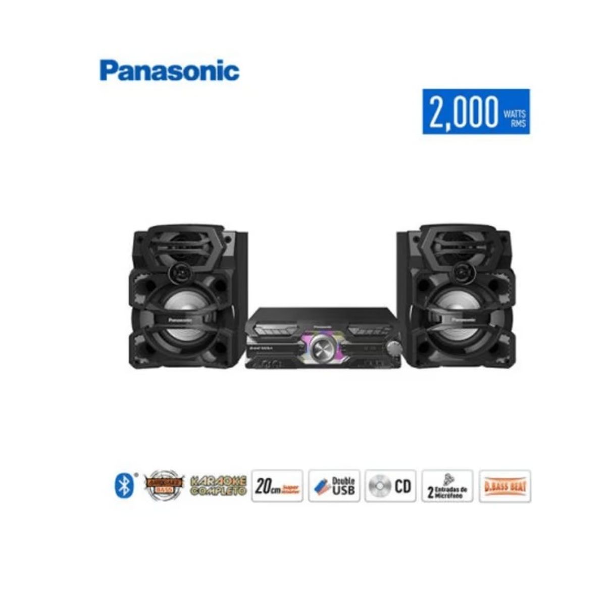 PANASONIC - Mini componente Panasonic  SC-AKX730 2000Watts - Negro