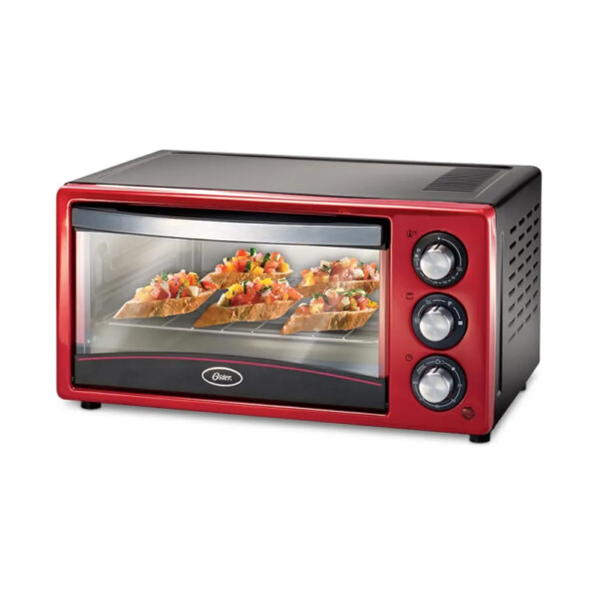 OSTER - Horno Tostador Oster de 15L TSSTTV15LTR  Rojo