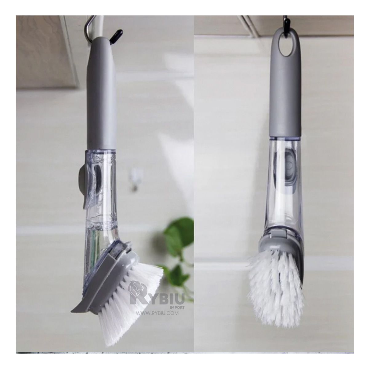 GENERICO - Pack2 Cepillo Moderno y Util en Plomo Y+Regalo Agendita