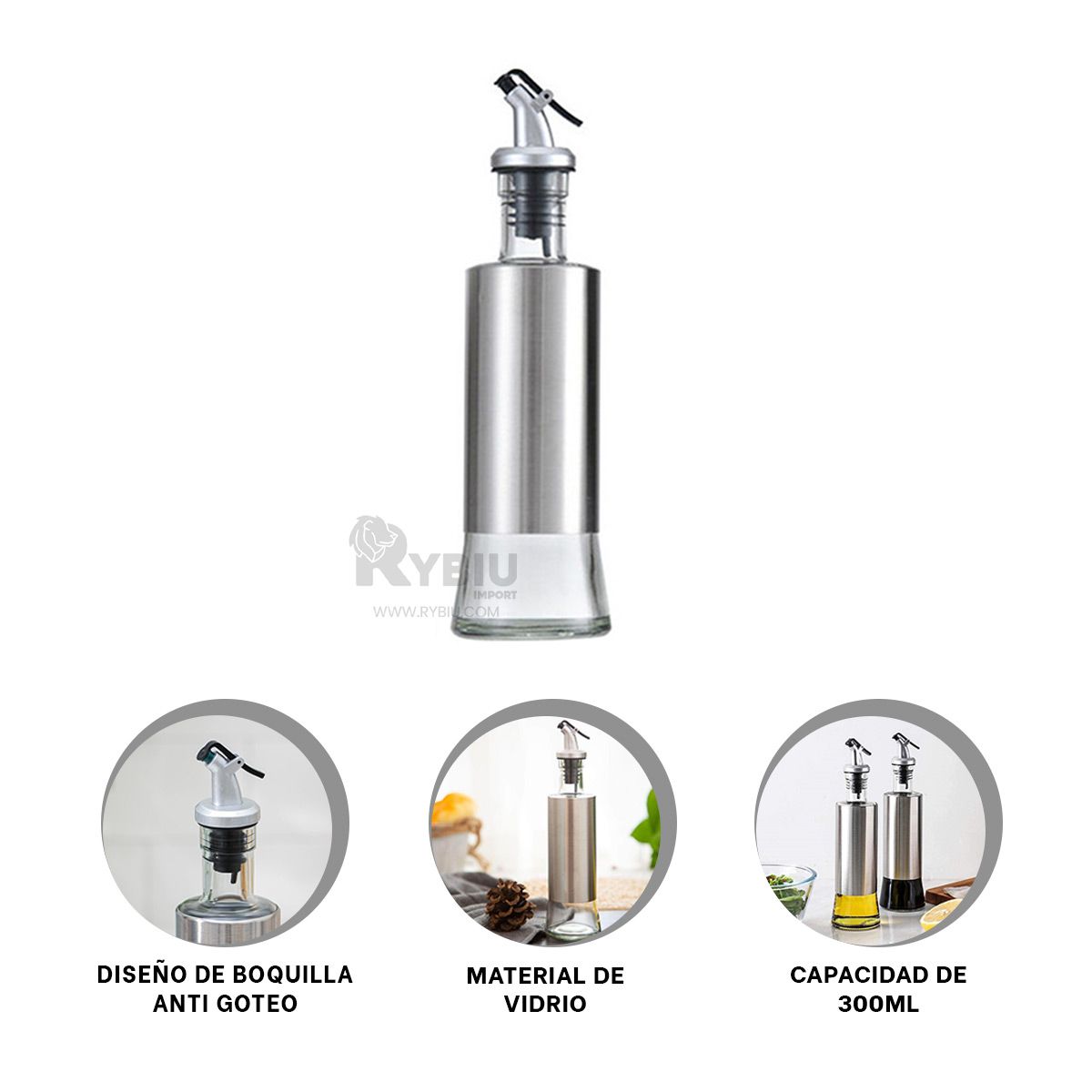 GENERICO - Pack2 Botella Util para Vinagre 300 ml Y+Regalo Agendita