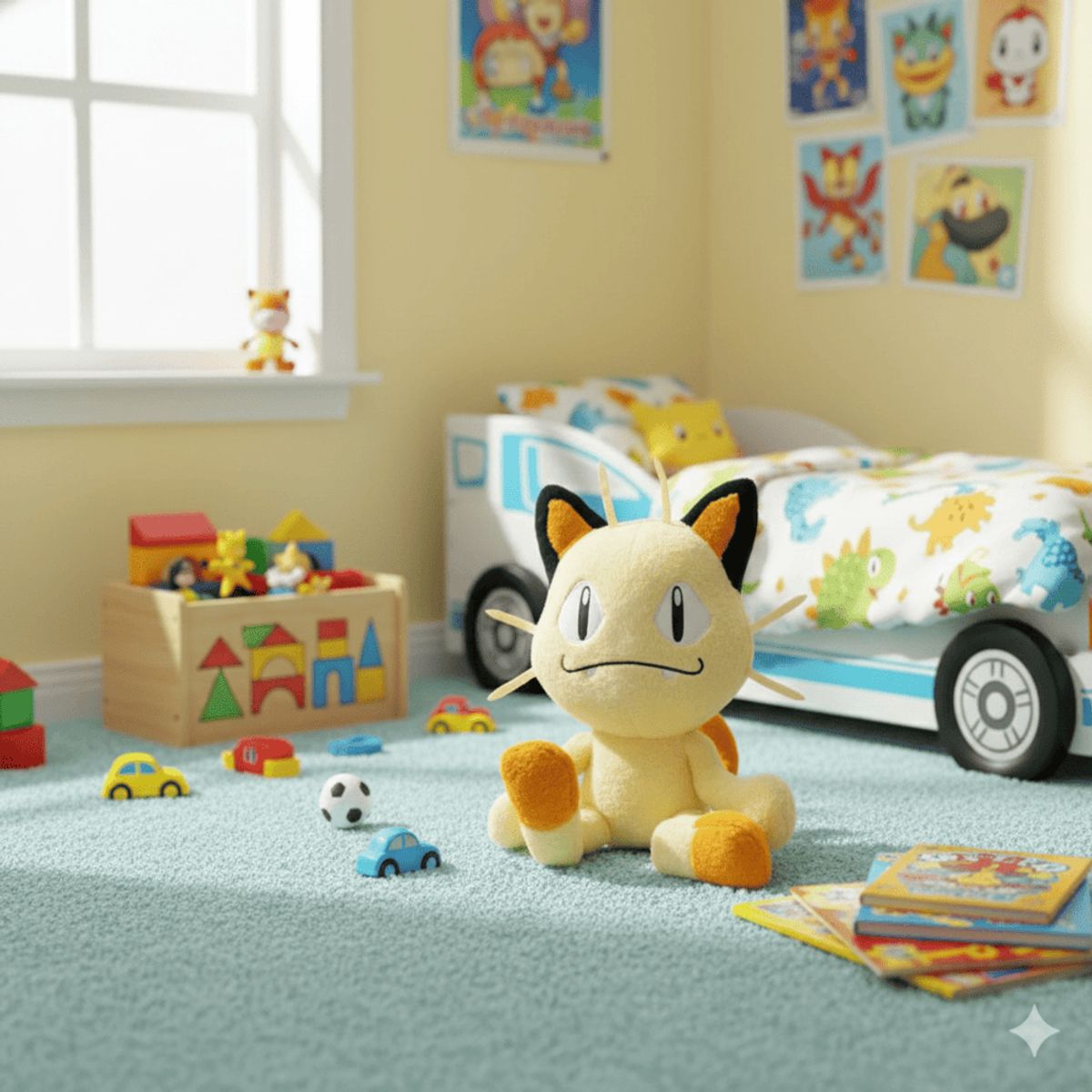 GENERICO - Peluche Kawai Gato Amarillo