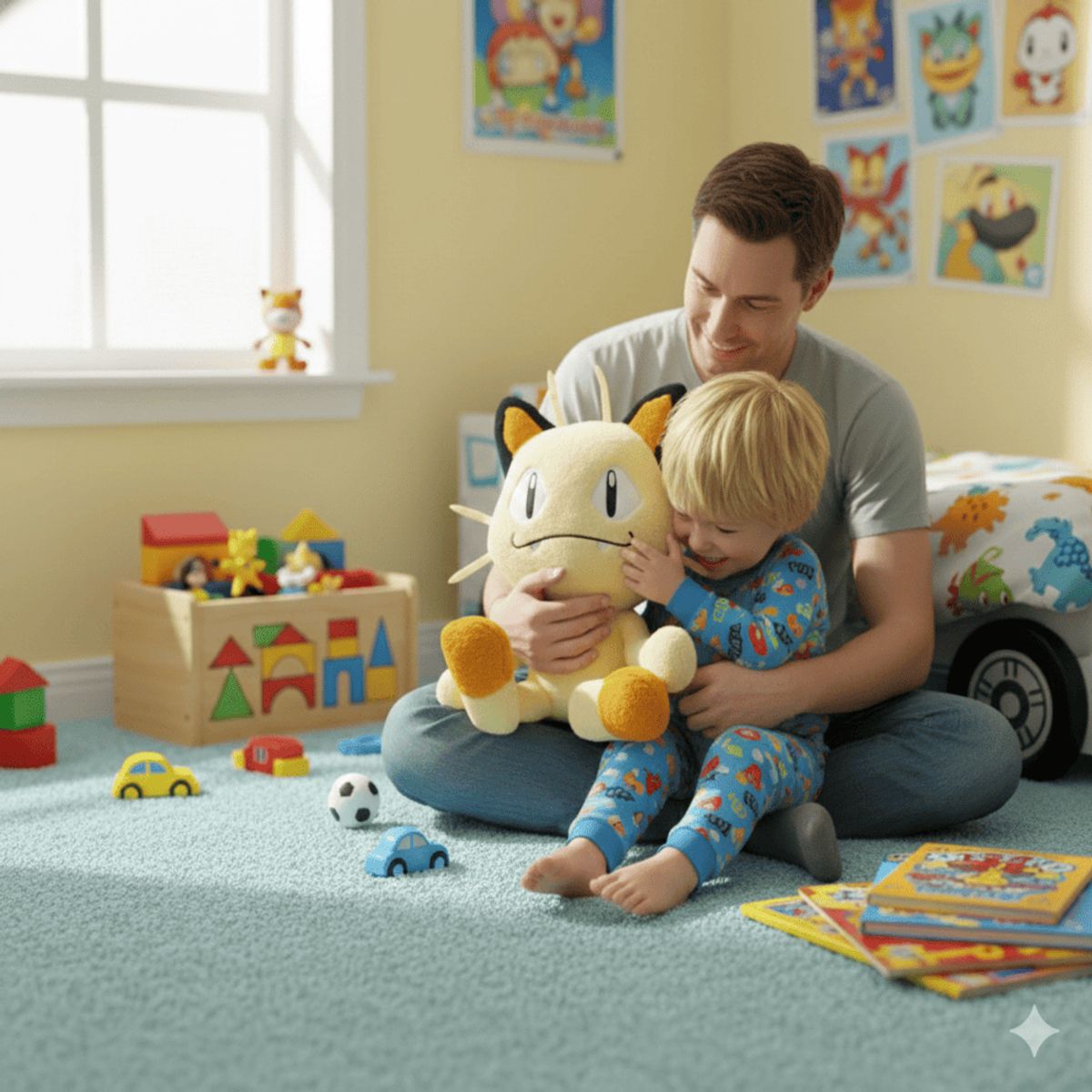 GENERICO - Peluche Kawai Gato Amarillo