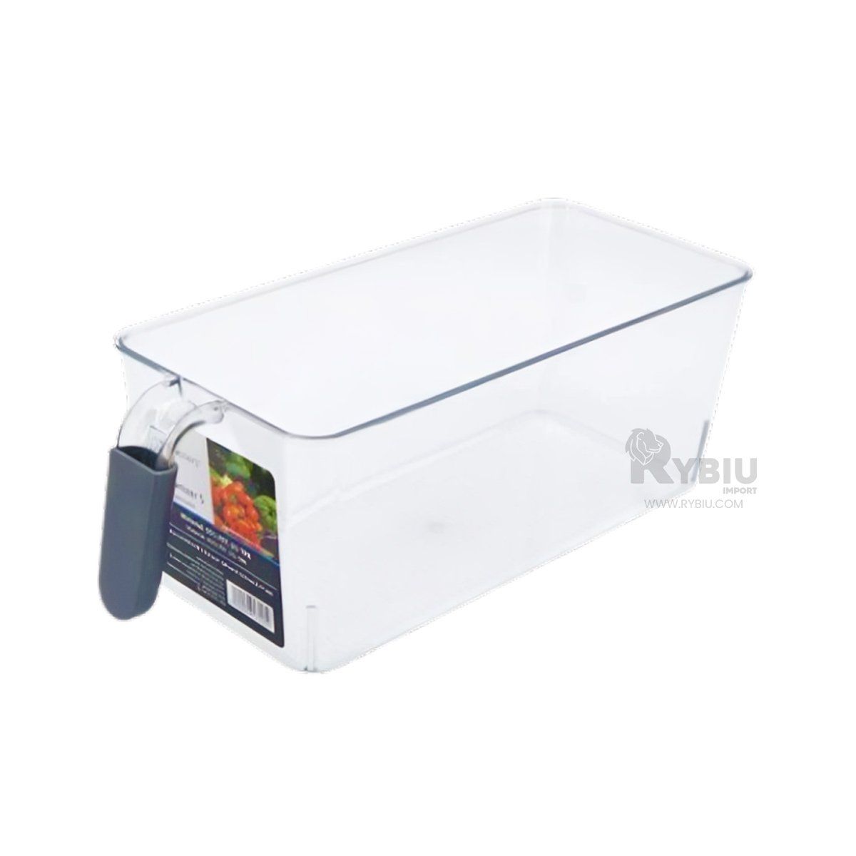 GENERICO - Pack2 Recipiente para Casa en Transparente Y+Gift MiniAgenda