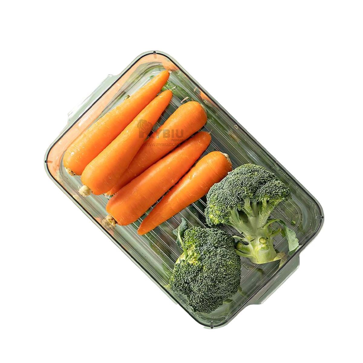 GENERICO - Pack2 Bandeja Acrilica con Desague Asas Pequeñas 30x16x6cm