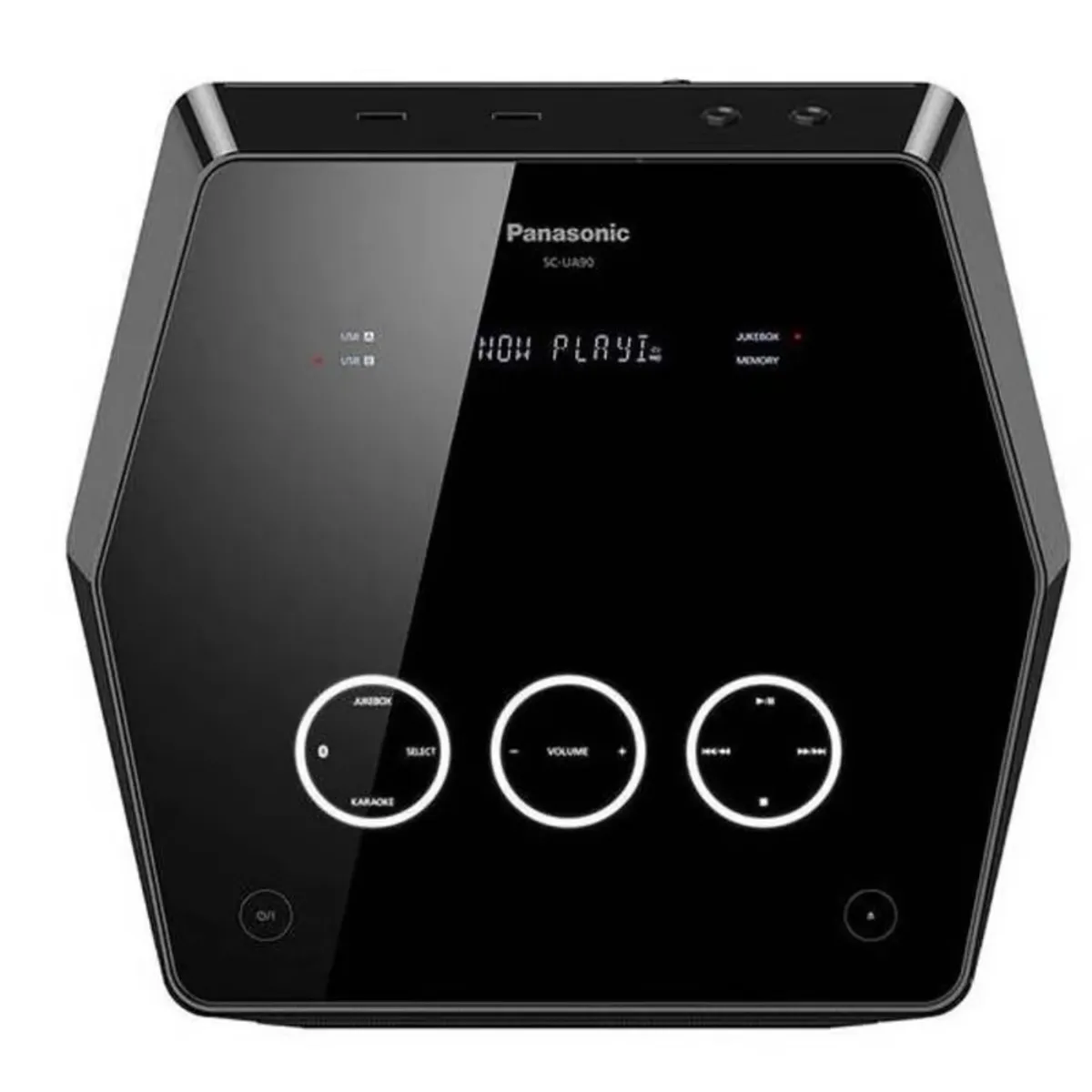 PANASONIC - Parlante Panasonic Bluetooth CD MP3 4GB Karaoke SC-UA90, 2000 Watts