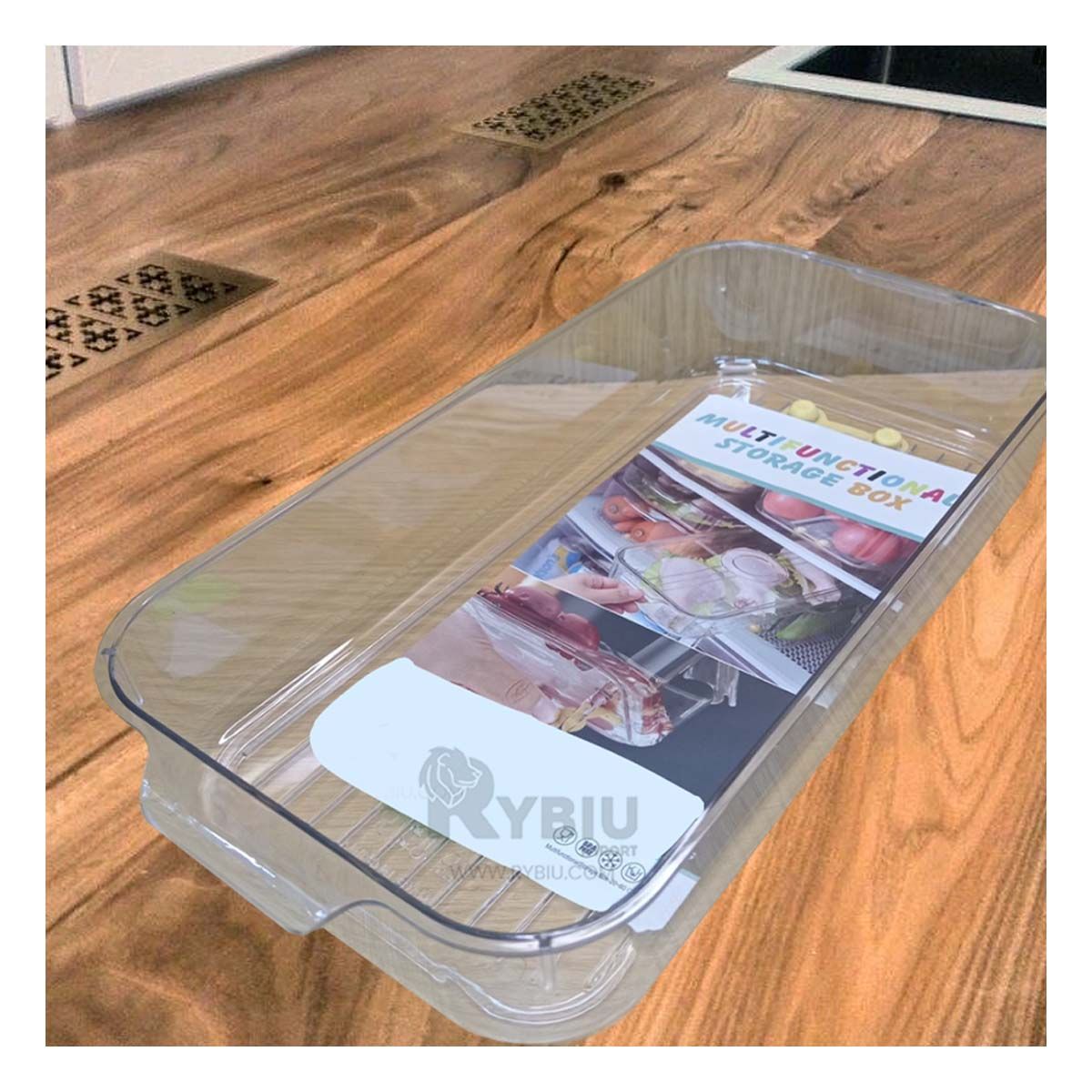 GENERICO - Pack2 Fuente Acrilico de Frutas 30x16x6cm Y+Regalo Stickers