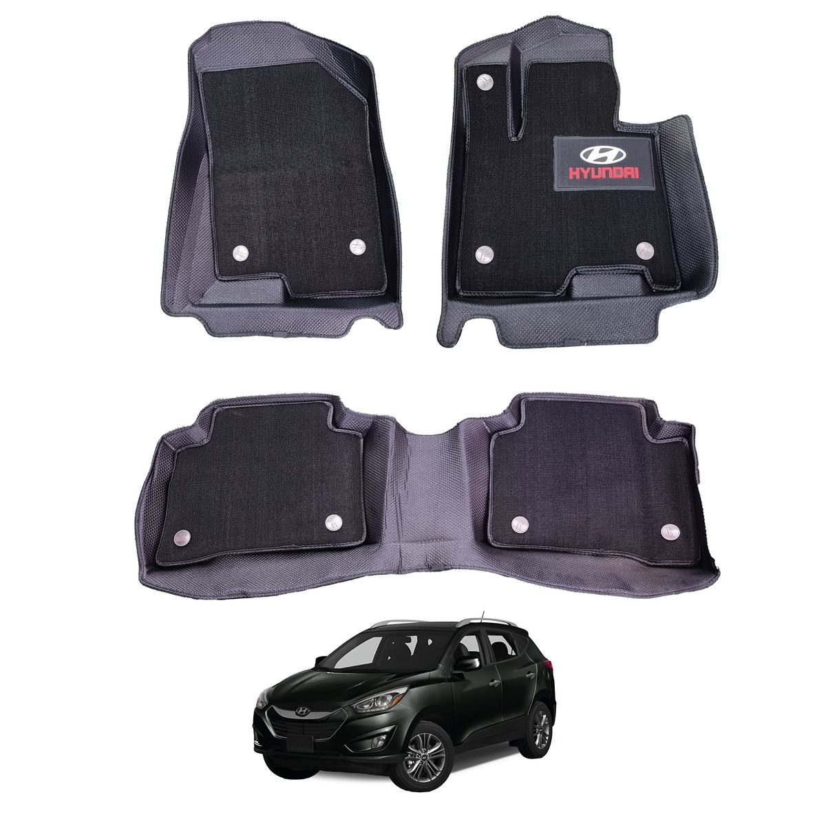 JET - Piso Diamante Con Bandeja 5D Pro Hyundai Tucson 2011-2015