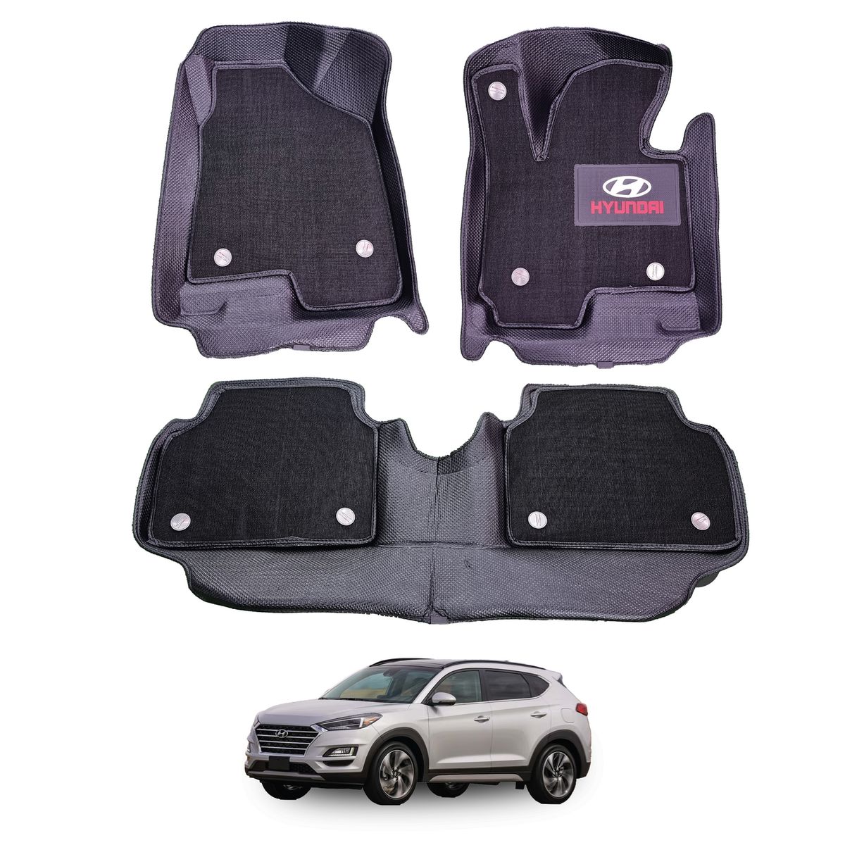 JET - Piso Diamante Con Bandeja 5D Pro Hyundai Tucson 2016-2020