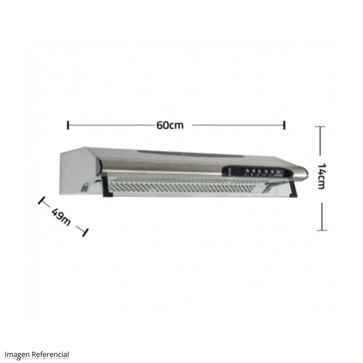 INDURAMA - Campana Extractora Indurama 3 Velocidades CEI-602CRP