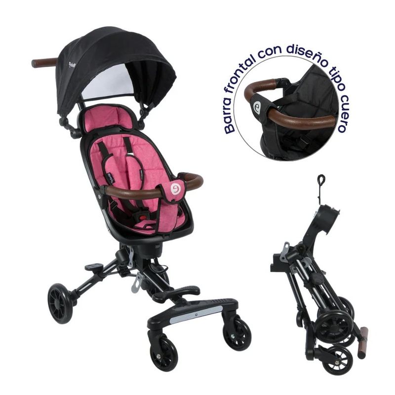 EBABY - Coche de Paseo Plegable Giratorio Ebaby EASY TRAVEL Rs