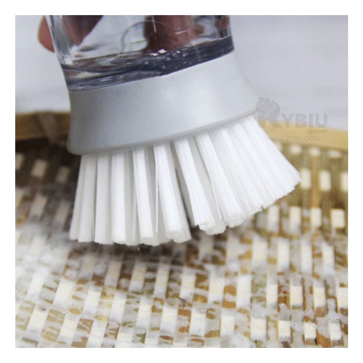 GENERICO - Pack2 Escobilla para Aseo en Color Plomo Y+Regalo Stickers