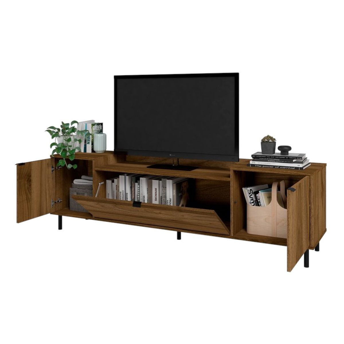 BRV MOVEIS - Aparador Billie 38x170x49 cm Marrón