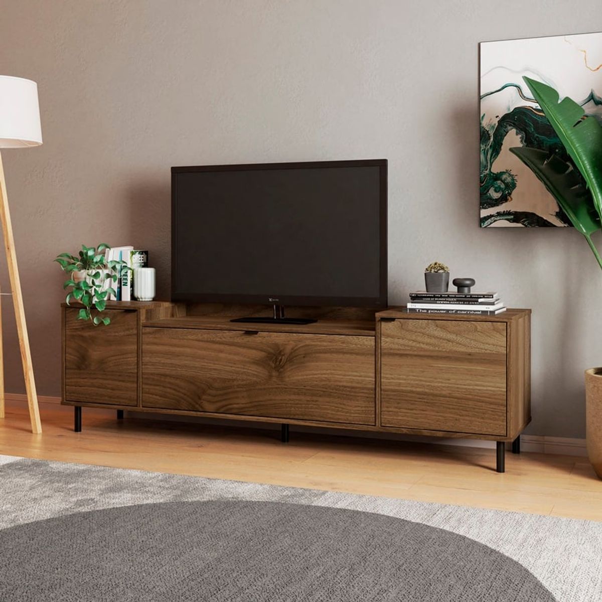 BRV MOVEIS - Aparador Billie 38x170x49 cm Marrón