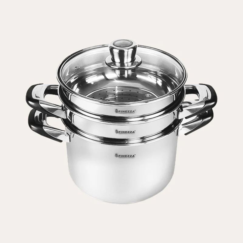 FINEZZA - Espaguetera de acero inoxidable de 6L Finezza  FZ-0062SP4