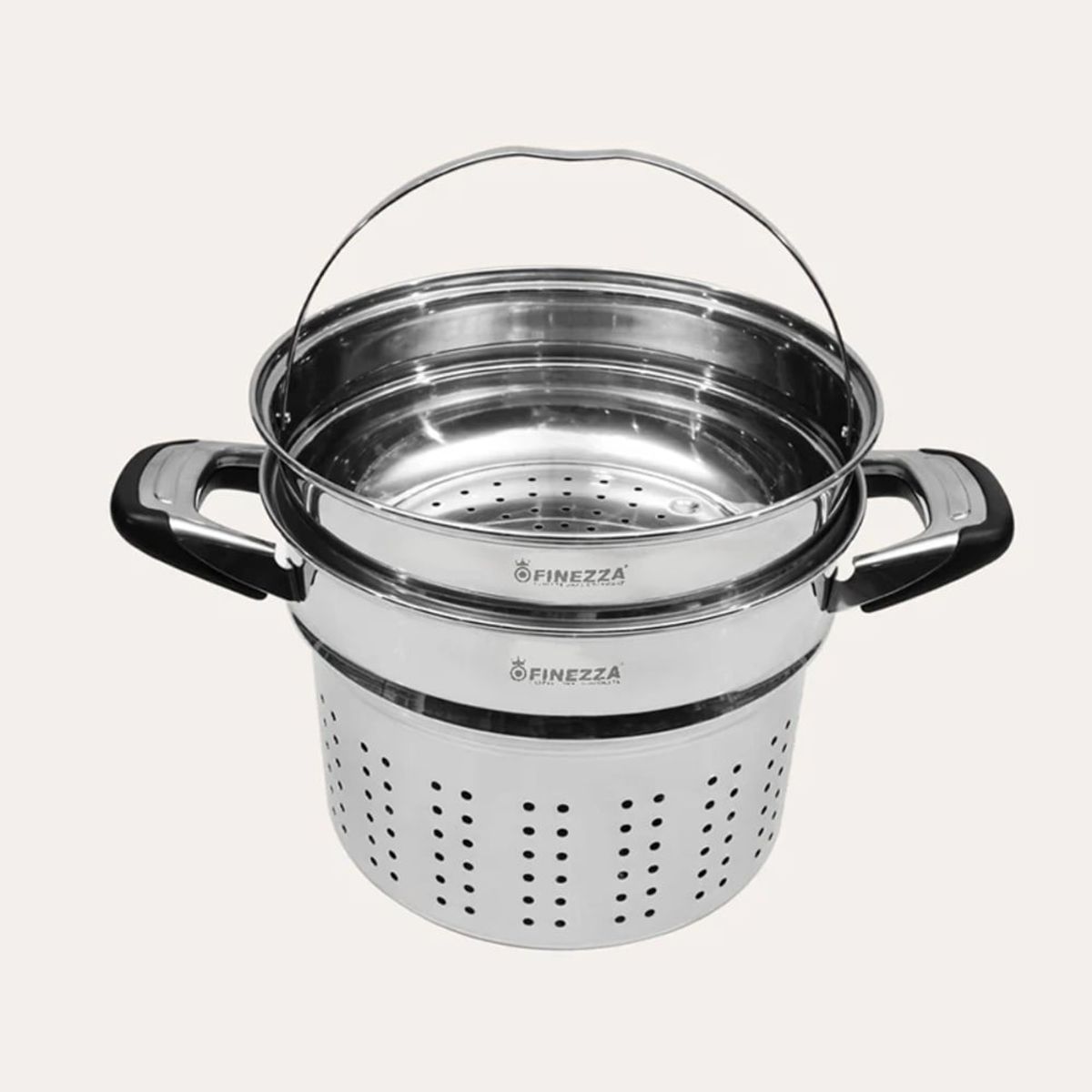 FINEZZA - Espaguetera de acero inoxidable de 6L Finezza  FZ-0062SP4