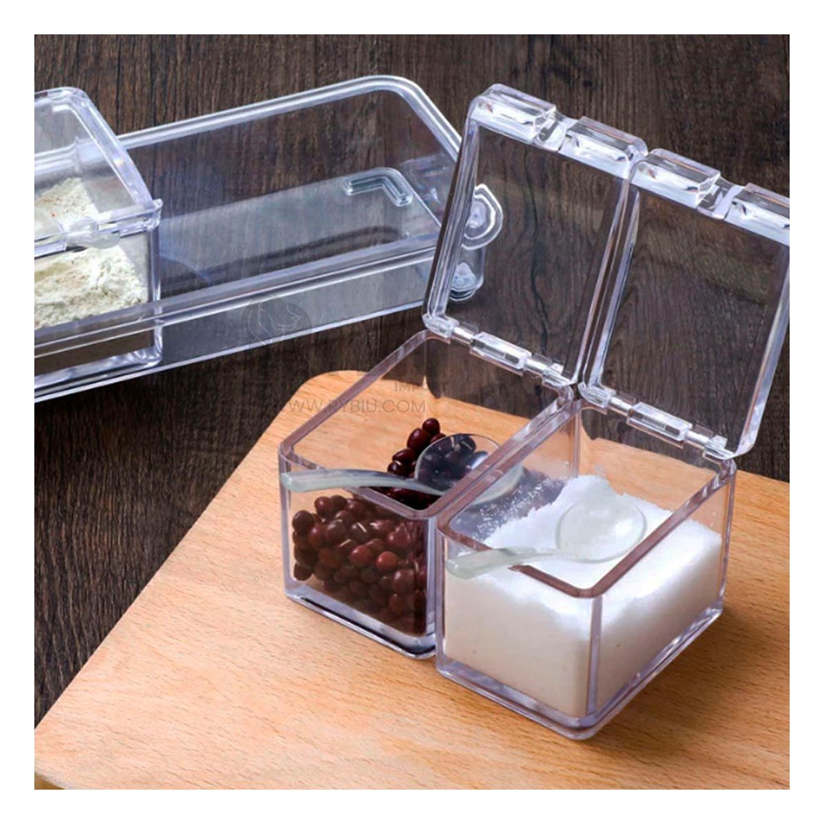 GENERICO - Especiero Separables Juego de 4 Piezas Y+Gift MiniAgenda