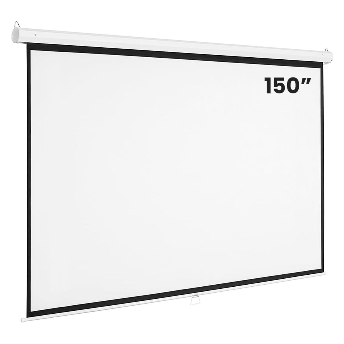 JOTA STORE - Ecran Manual Retráctil Evox Pantalla para Proyector 150 Pulgadas
