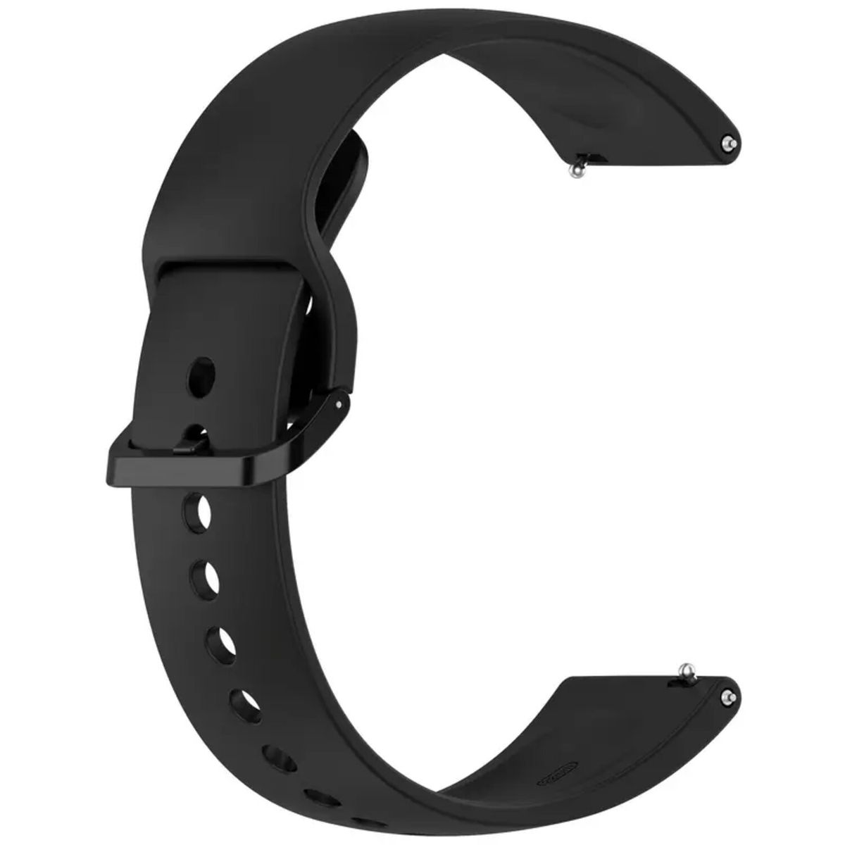 GENERICO - Correa de Silicona para Xiaomi Redmi Watch 5 lite - Negro