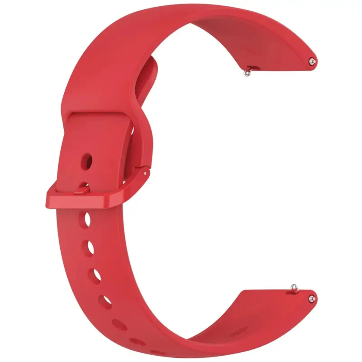 GENERICO - Correa de Silicona para Xiaomi Redmi Watch 5 lite - Rojo