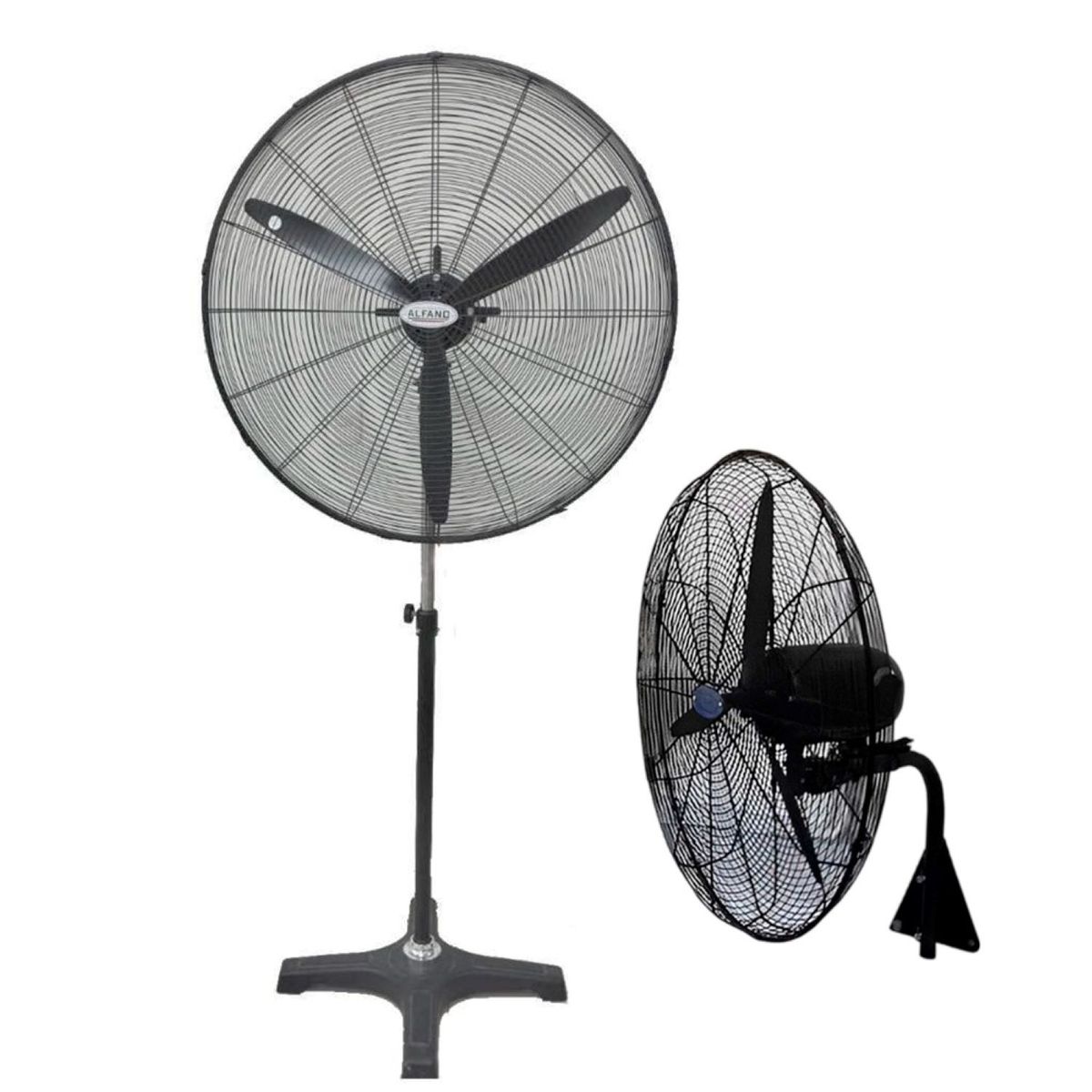 ALFANO - Ventilador Industrial Alfano 2 en 1 Piso Pared 30“ 210W AL-IDEU30