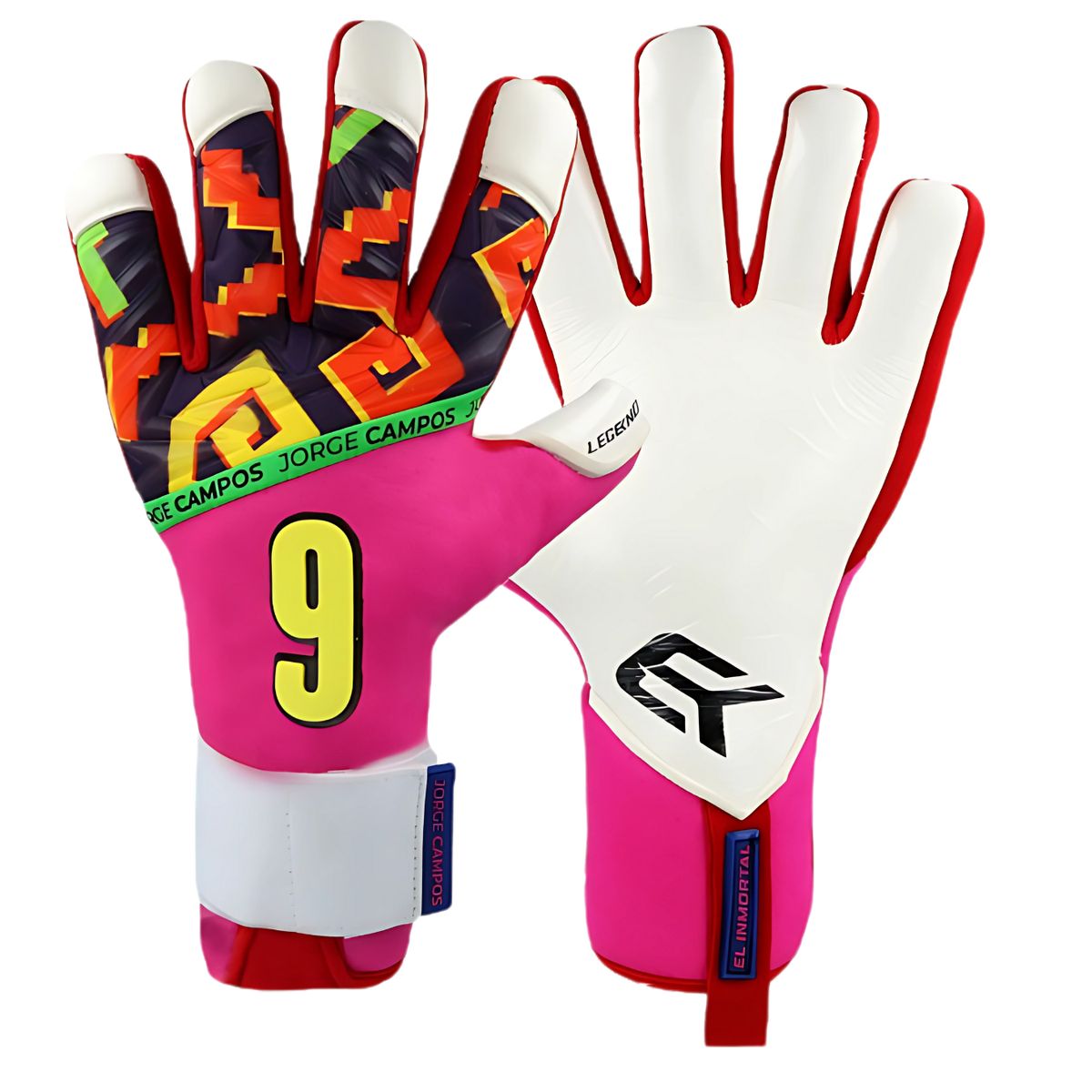 ELITE KEEPERS - Guantes de Arquero Gama  Profesional Modelo EK Legend Jorge Campos III