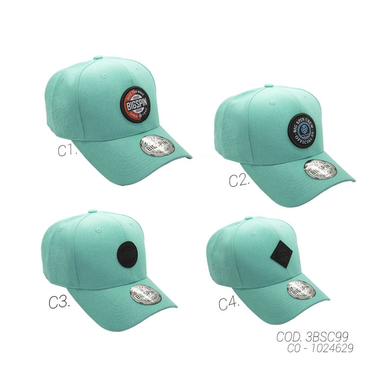 BIGSPIN - GORRA CON BROCHE UNISEX 3BSC99 BIGSPIN