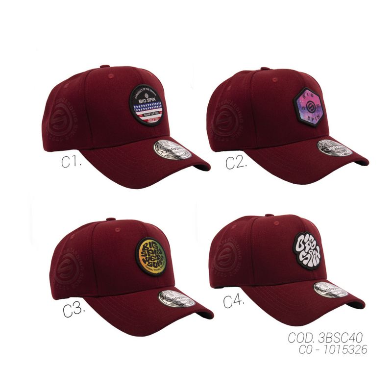 BIGSPIN - GORRA CON BROCHE UNISEX 3BSC40 BIGSPIN