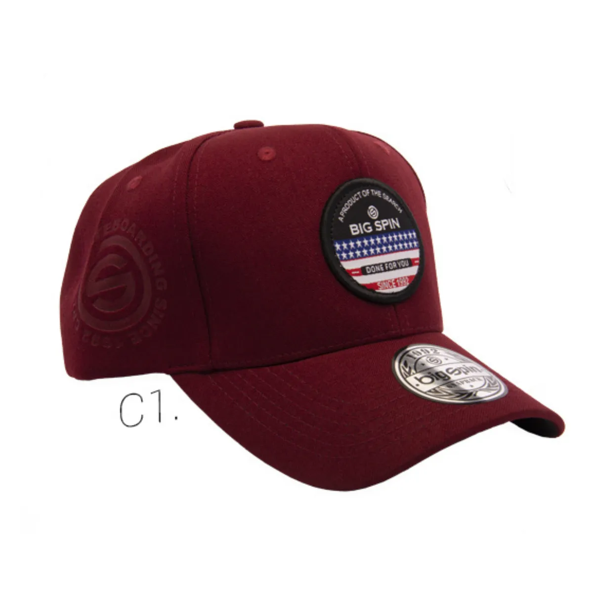 BIGSPIN - GORRA CON BROCHE UNISEX 3BSC40 BIGSPIN
