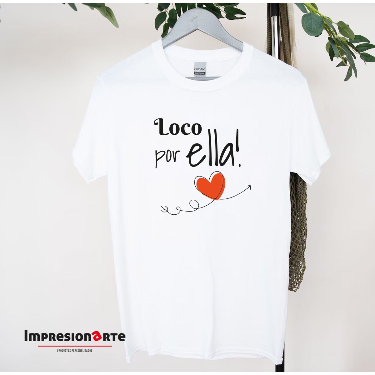 IMPRESIONARTE - Polo San Valentin Loco por Ella