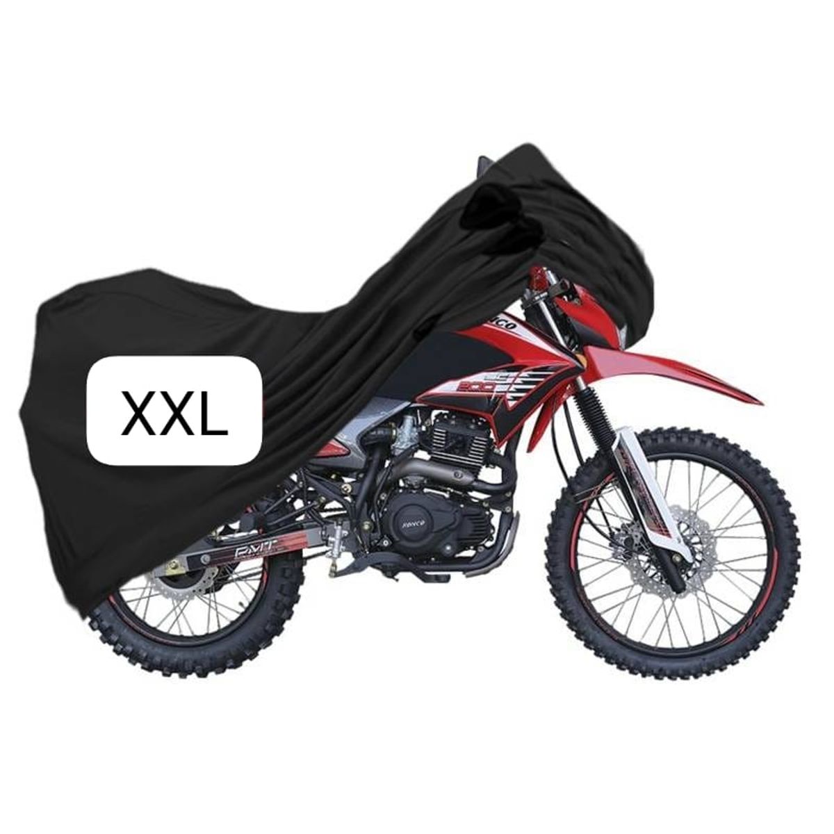 GENERICO - Cobertor De Moto Lineal XXL Impermeable
