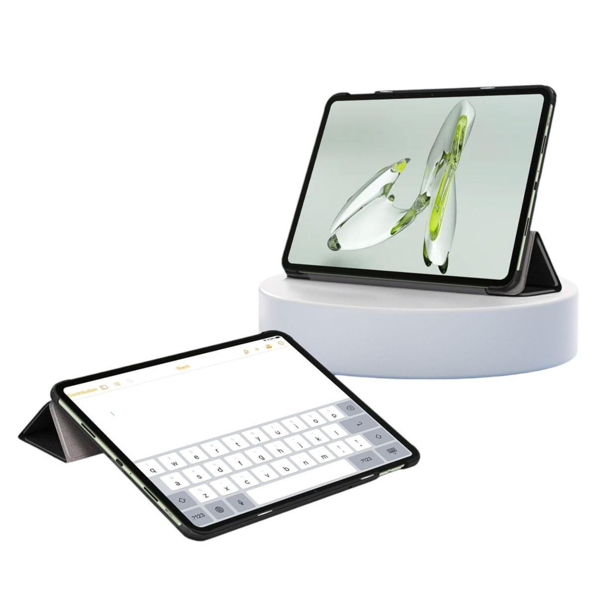 FUNDAANTIGOLPES - Funda Bookcover para Tablet OPPO Pad Neo Fucsia