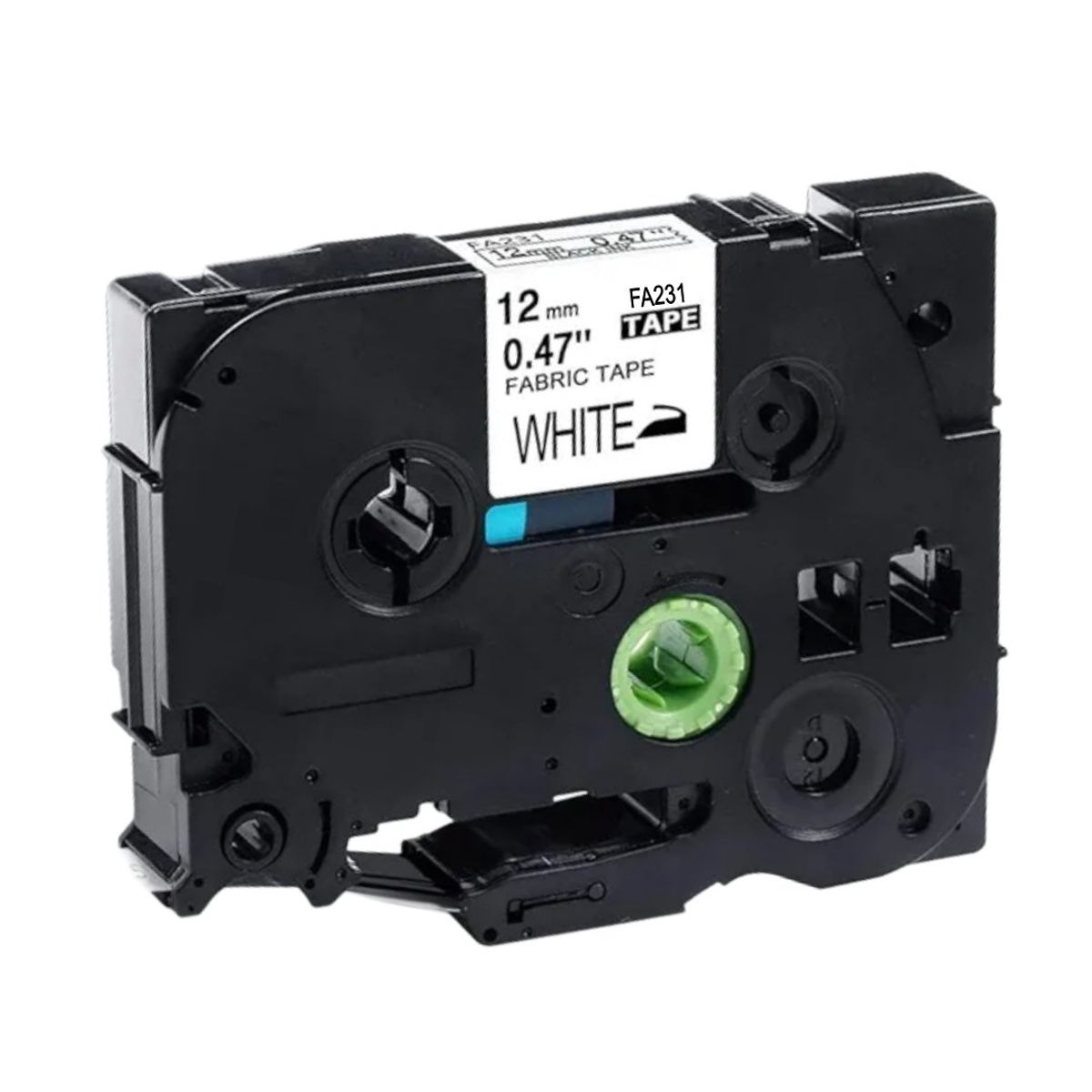 GENERICO - CINTA BROTHER COMPATIBLE TZ2-FA231 12MM LETRA NEGRO SOBRE BLANCO