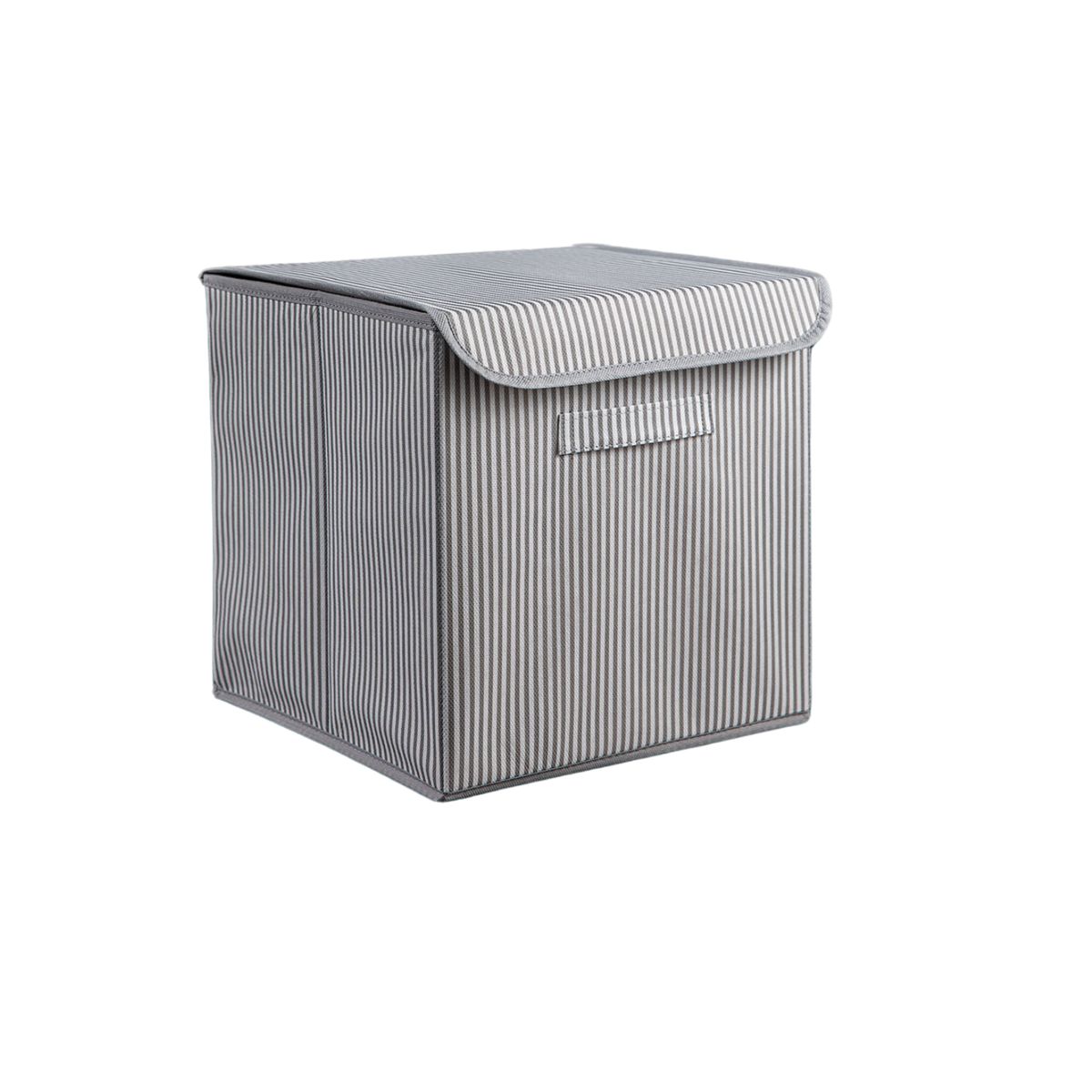 DORELINE - Caja plegable con tapa color plomo 29x29x30