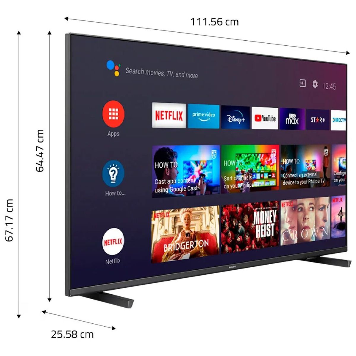 PHILIPS - Televisor PHILIPS LED 50 UHD 4K Smart TV 50PUD7906