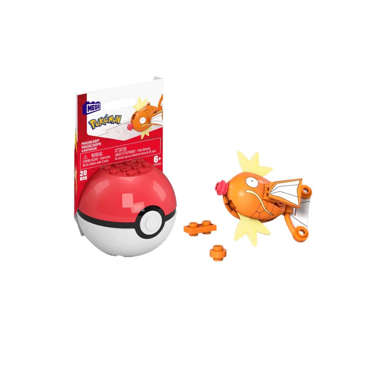POKEMON - Pokemon Mega Magikarp 20 Piezas