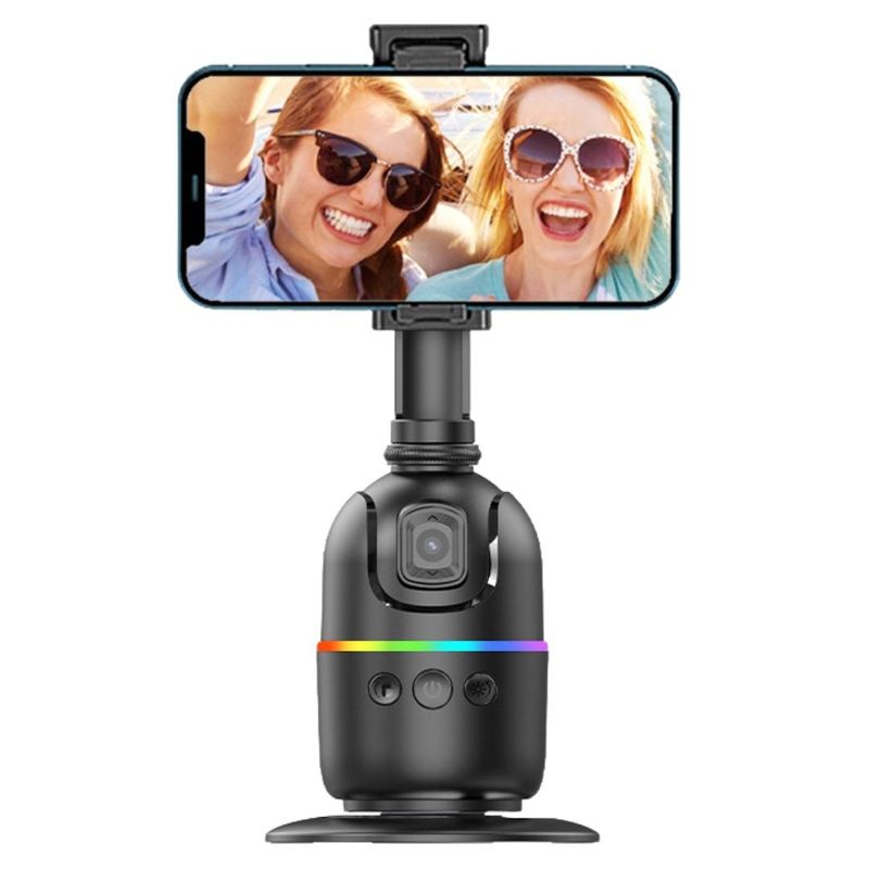 GENERICO - Trípode con Seguimiento de Rostro Automático AI Gimbal Luz RGB TK-P03