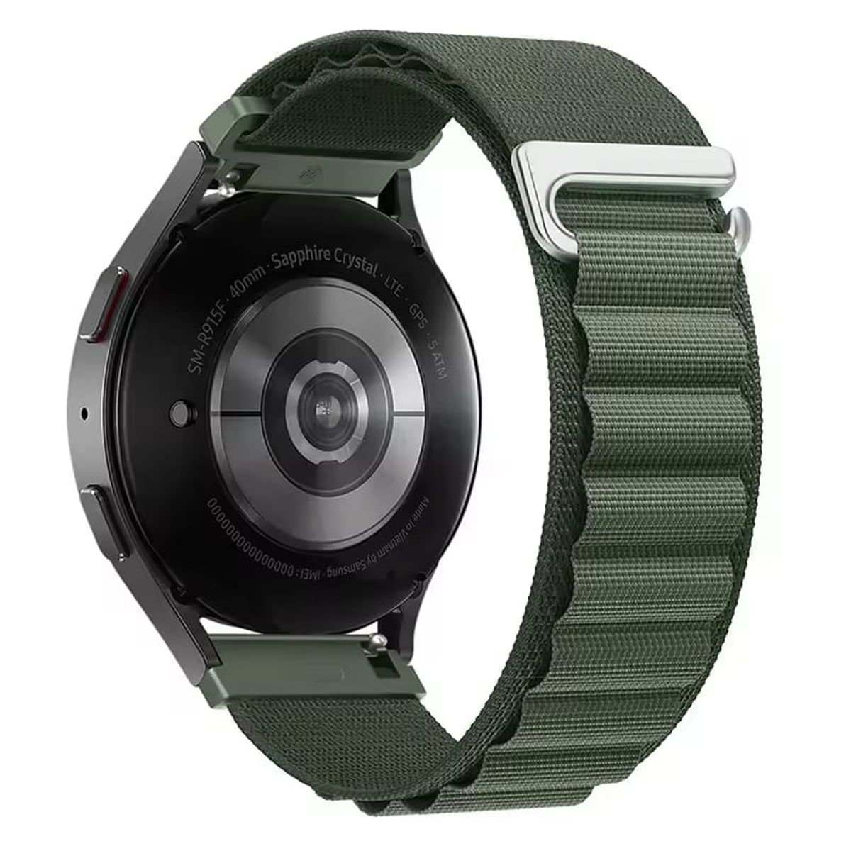 GENERICO - Correa 22mm nylon para Huawei Watch Gt5 Gt5pro Gt4 Gt3 46mm verde