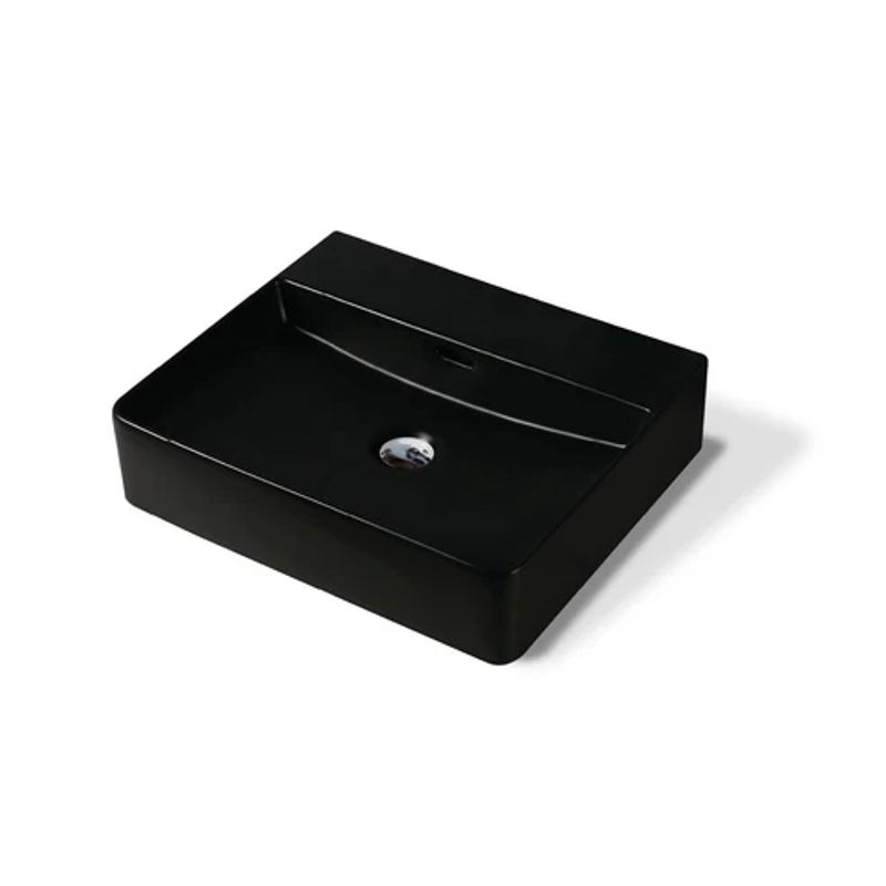 FRATELLI - Bowl de Loza Mod Cuadrado Negro Matte 52x42x15cm